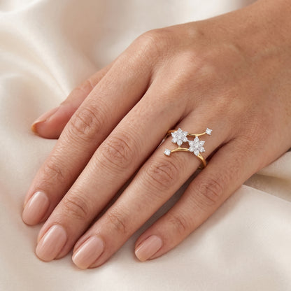 Spring Horizon Cluster Lab Grown Diamond Ring