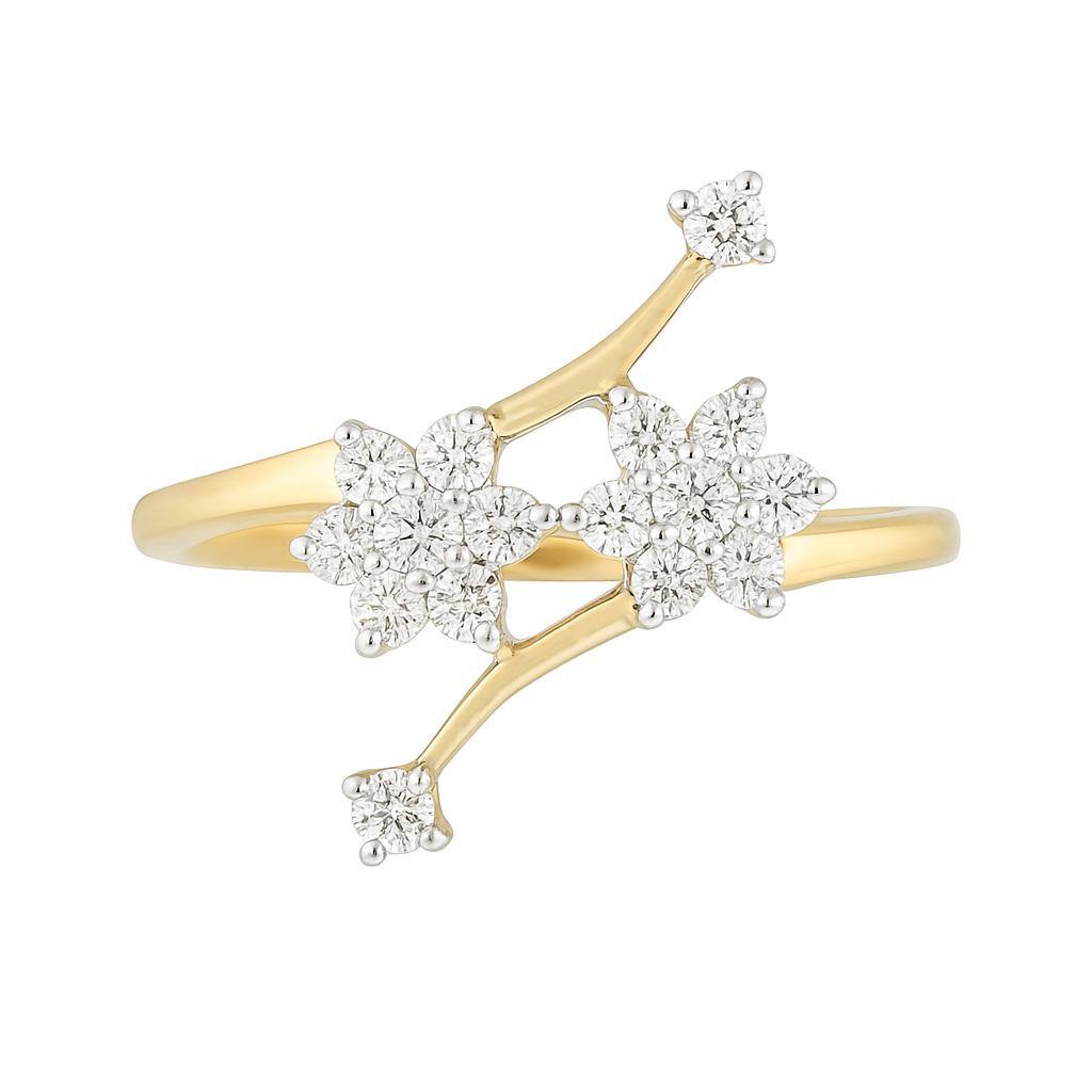 Spring Horizon Cluster Lab Grown Diamond Ring