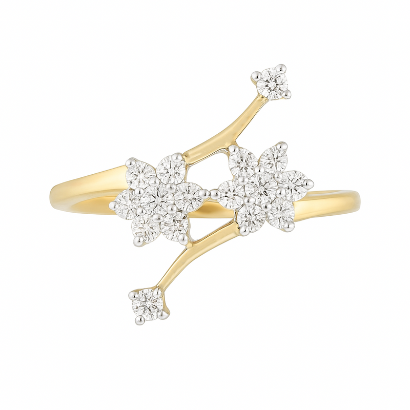 Spring Horizon Cluster Lab Grown Diamond Ring