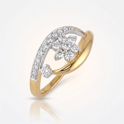 Petal Orbit Lab Grown Diamond Ring