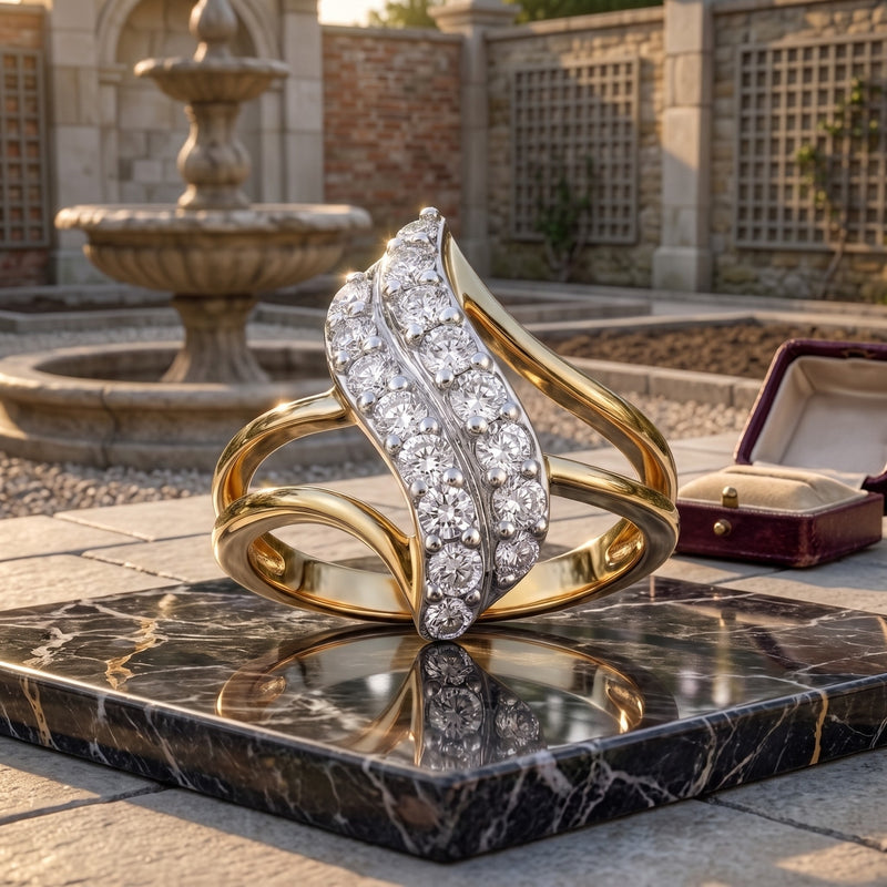 Vivid Stream Lab Grown Diamond Ring