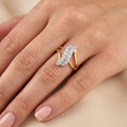 Vivid Stream Lab Grown Diamond Ring