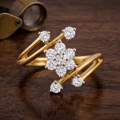 Spring Astra Cluster Lab Grown Diamond Ring
