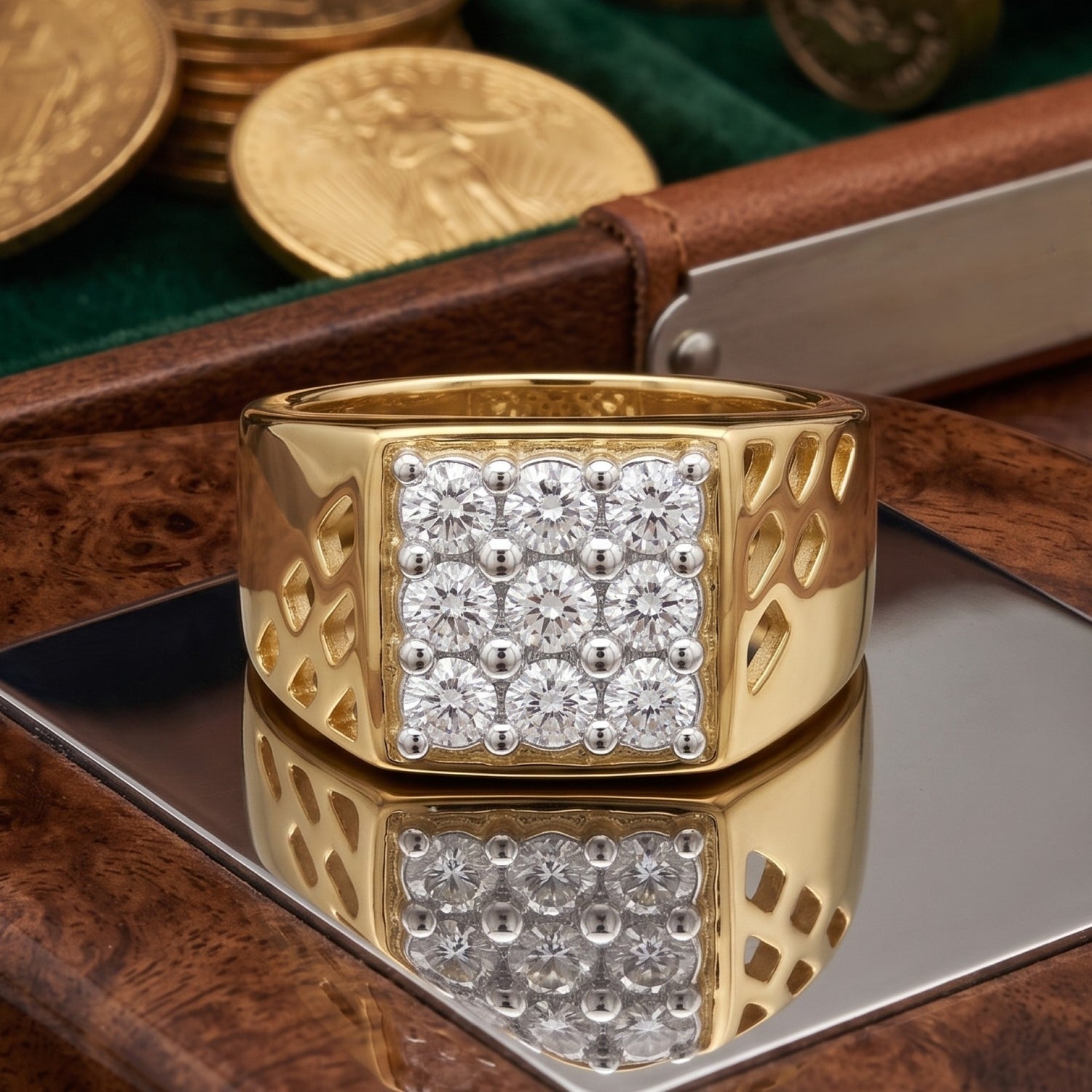 Prestige Net Cluster Lab Grown Diamond Ring