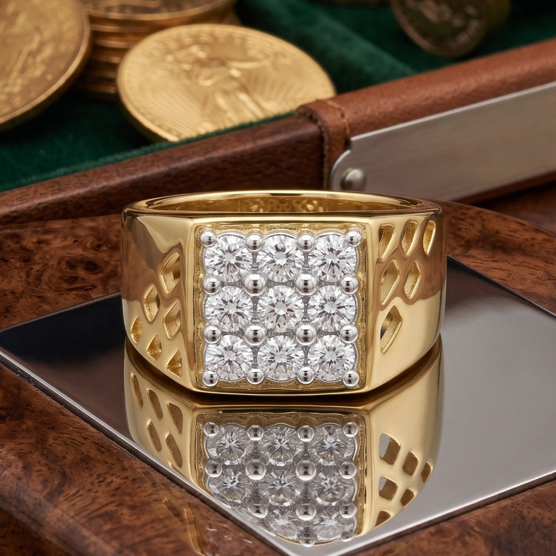 Prestige Net Cluster Lab Grown Diamond Ring
