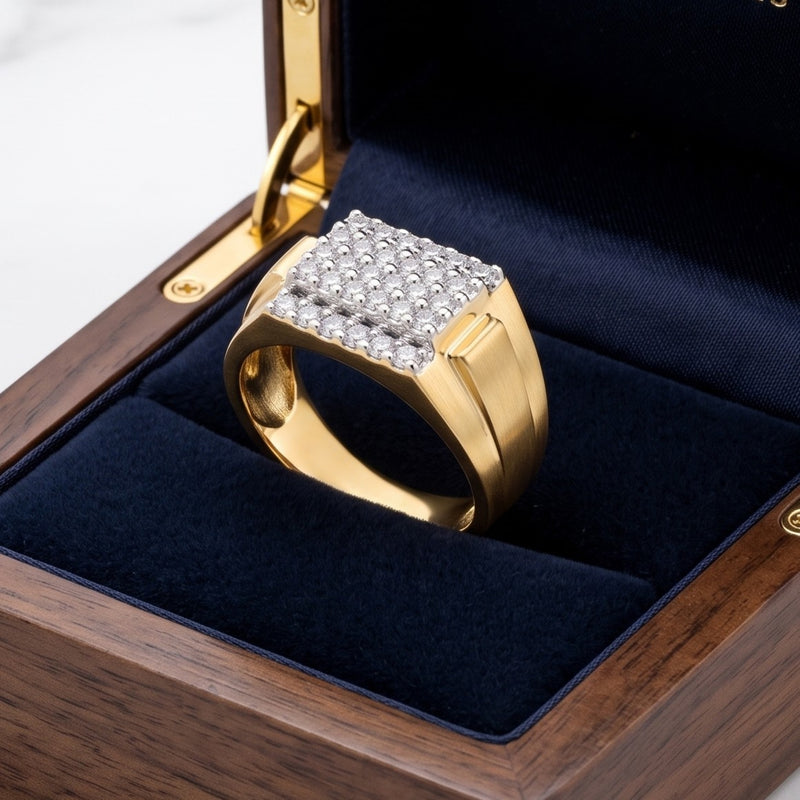 Palatial Matrix Lab Grown Diamond Ring