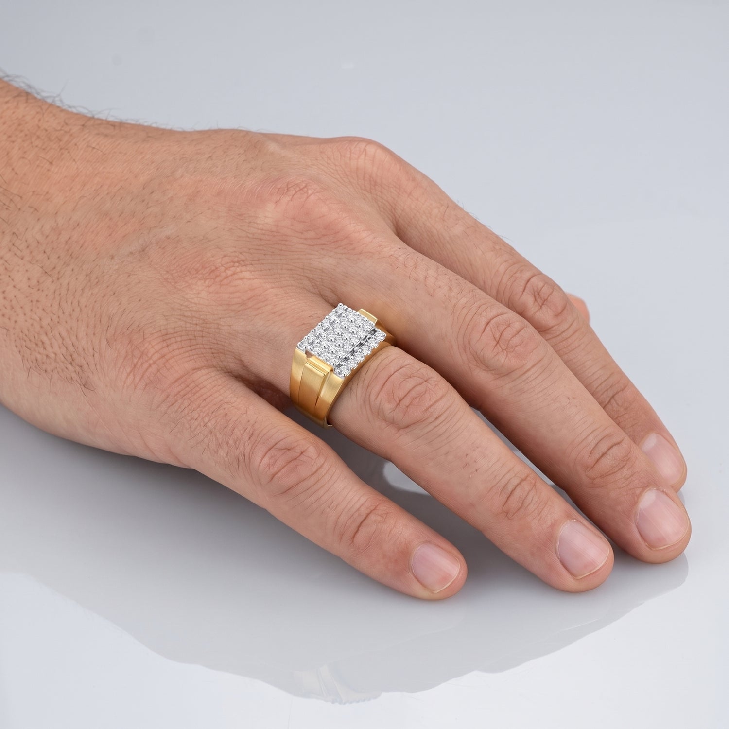 Palatial Matrix Lab Grown Diamond Ring
