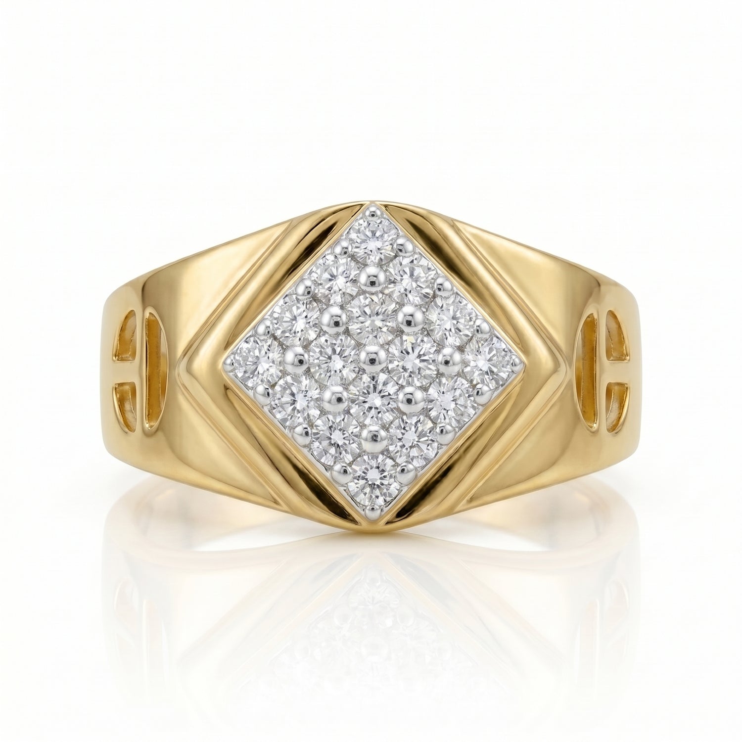 Honor Shield Statement Lab Grown Diamond Ring