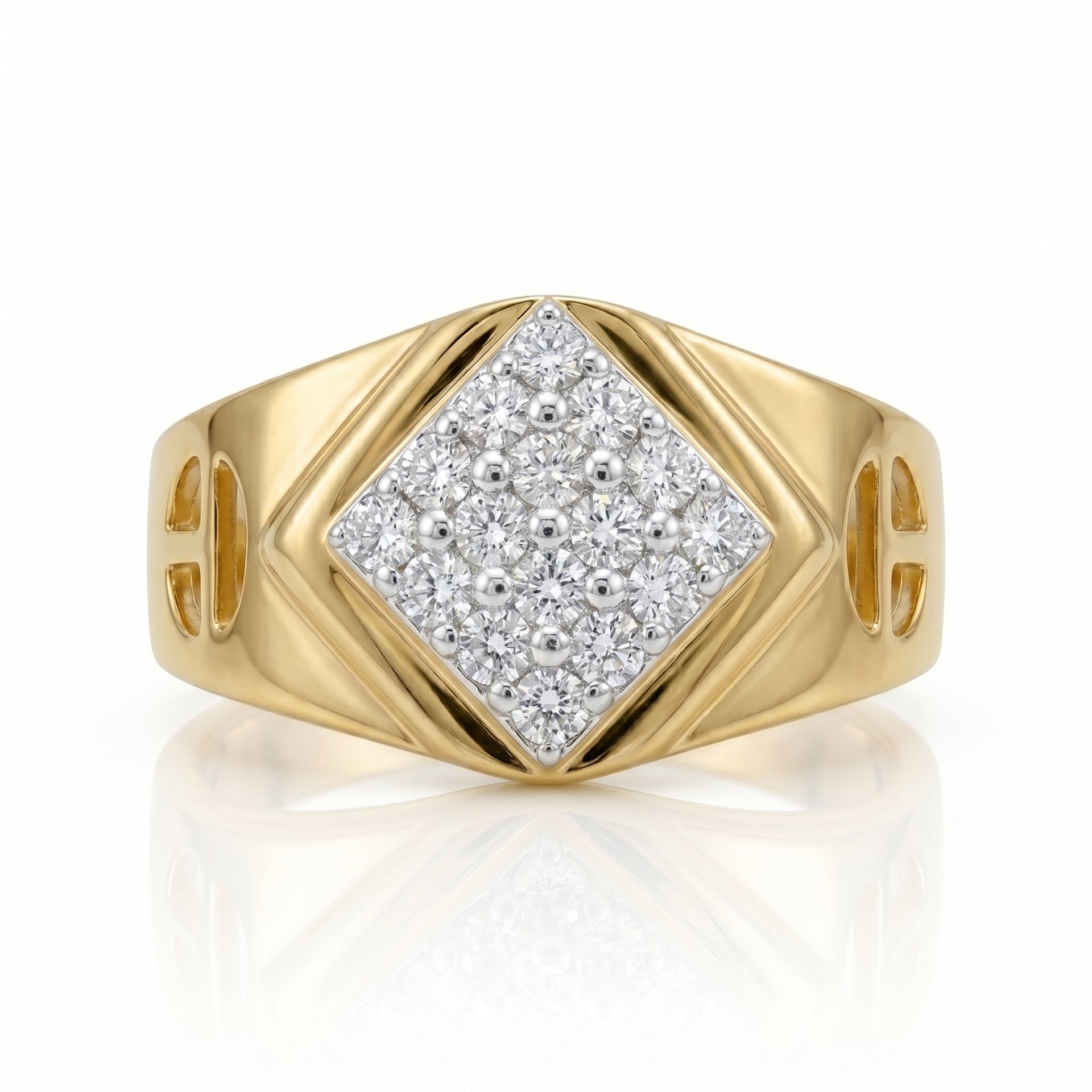 Honor Shield Statement Lab Grown Diamond Ring