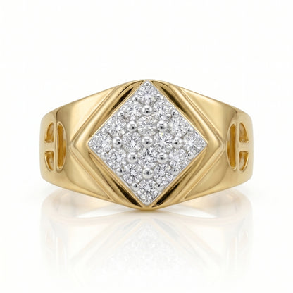 Honor Shield Statement Lab Grown Diamond Ring