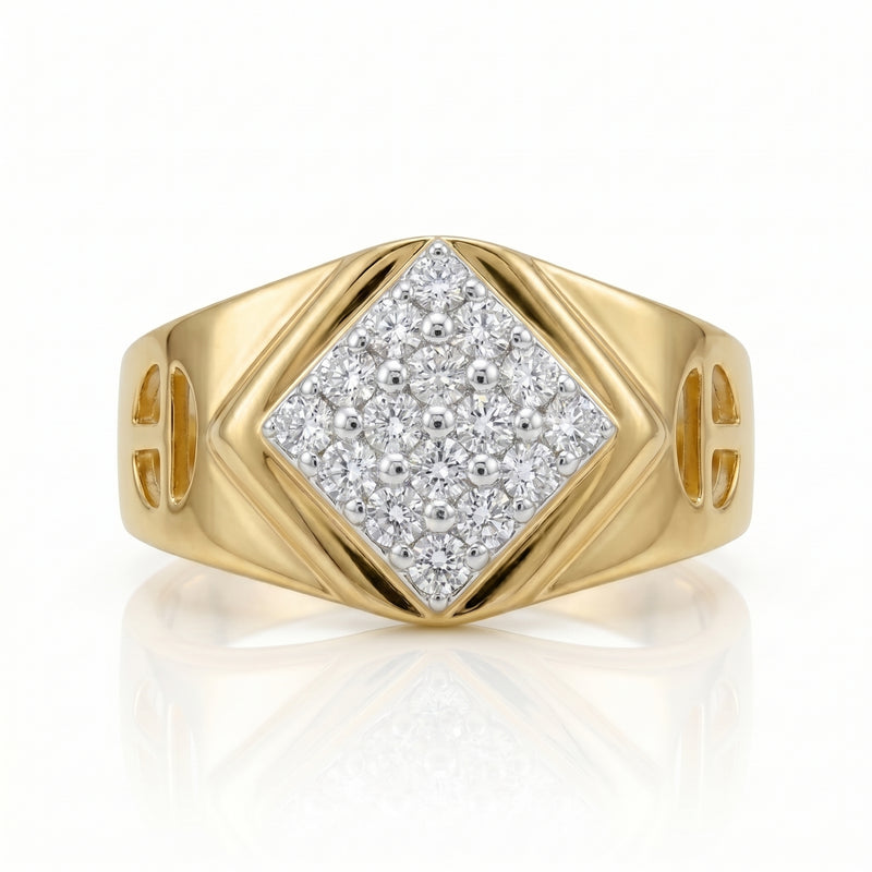 Honor Shield Statement Lab Grown Diamond Ring