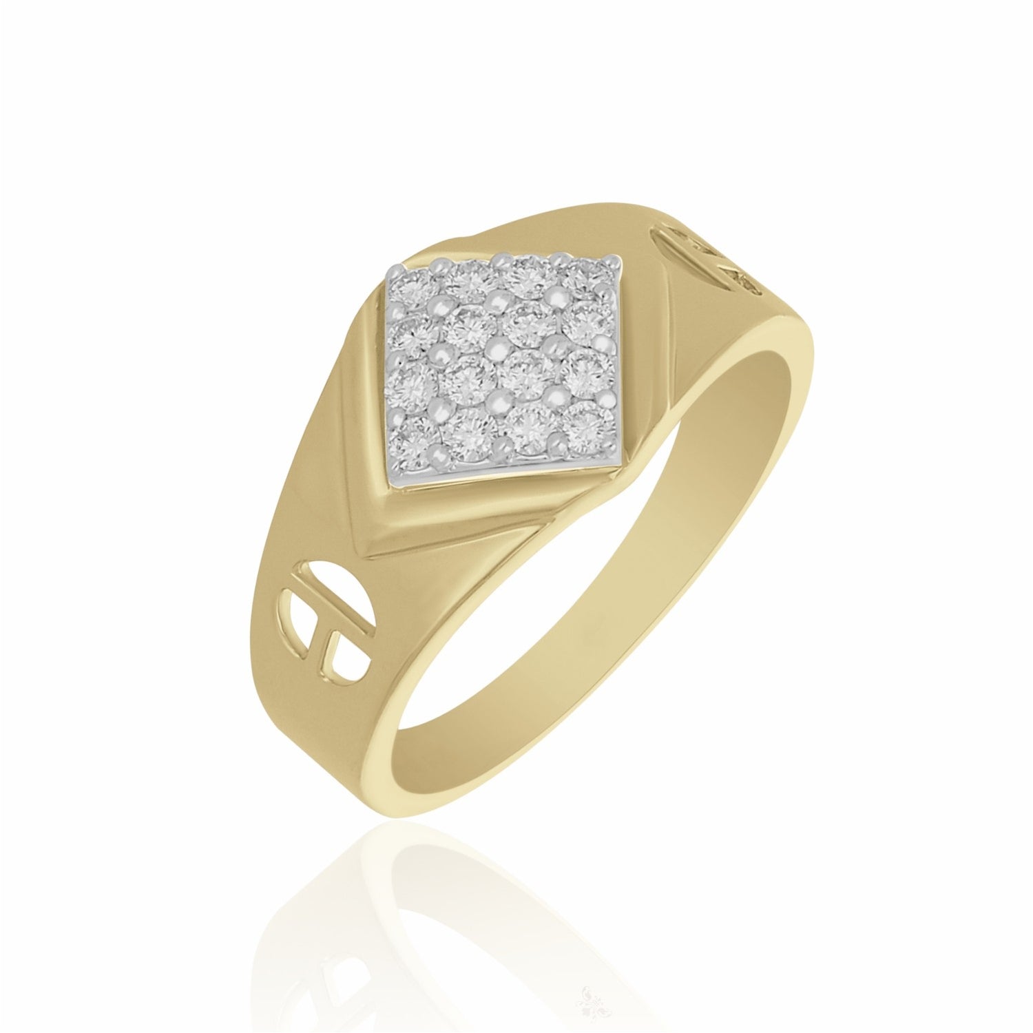 Honor Shield Statement Lab Grown Diamond Ring