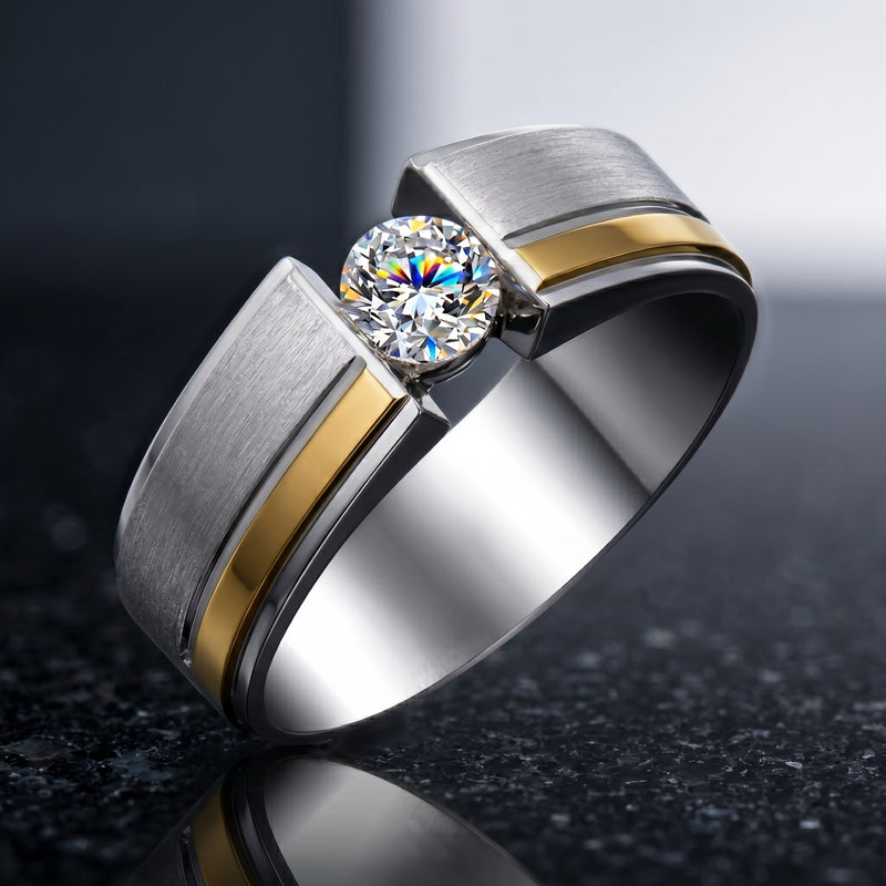 Bianco Aura Men’s Lab Grown Diamond Ring