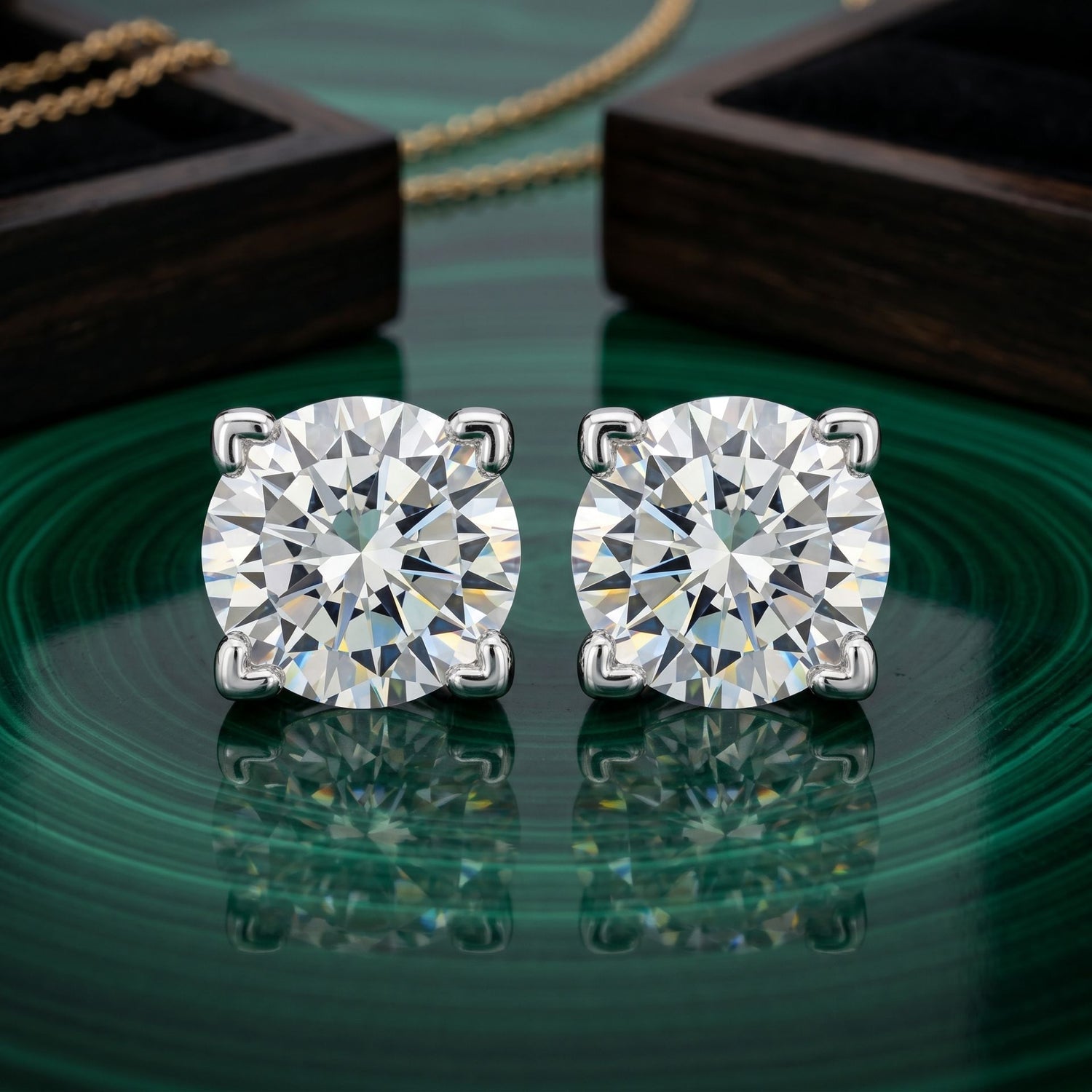 Endless Light Solitaire Lab Grown Diamond Earring