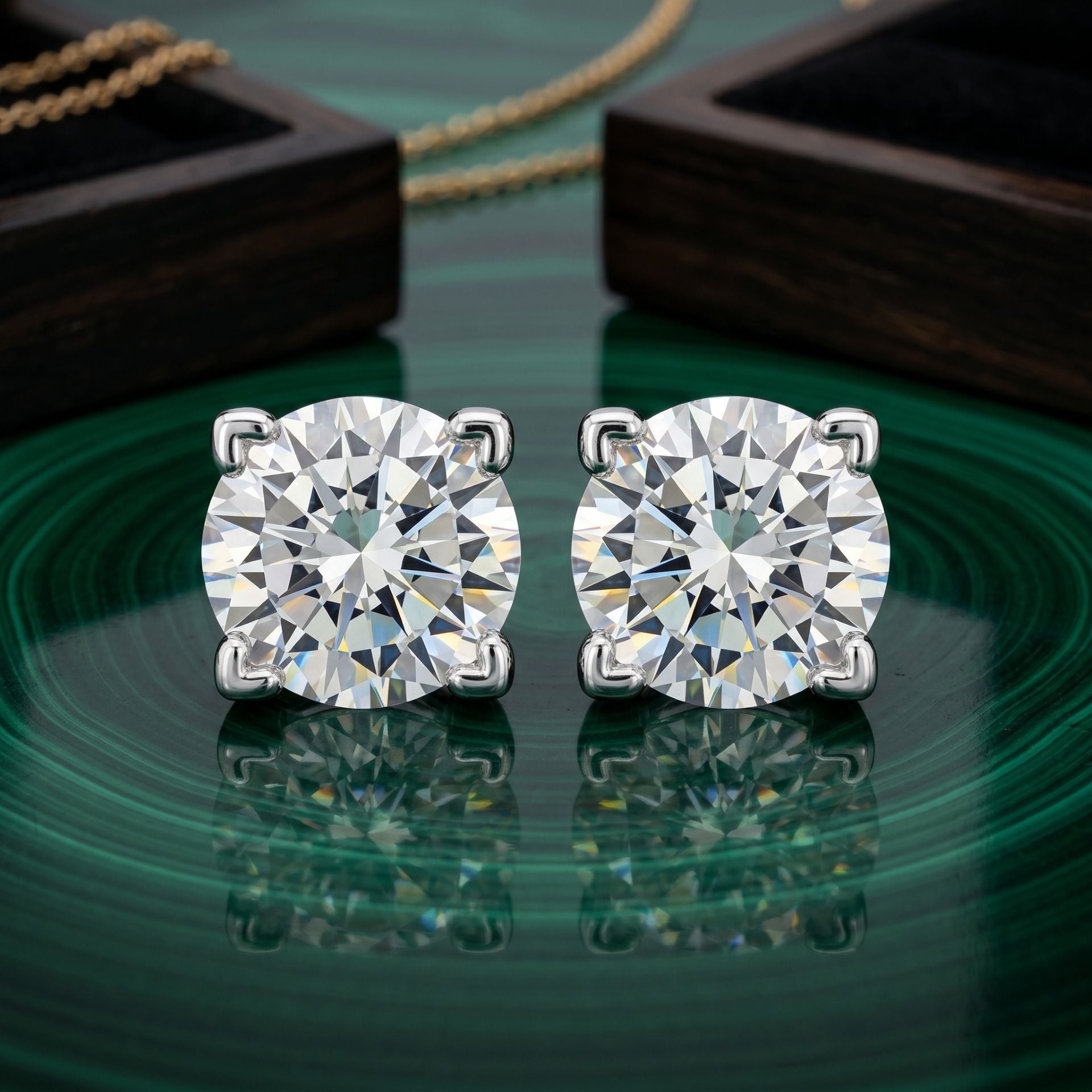 Endless Light Solitaire Lab Grown Diamond Earring
