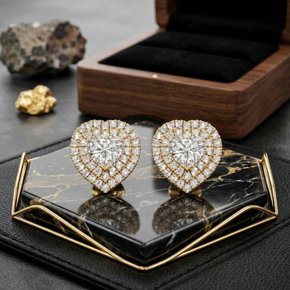 Enchanted Affection Solitaire Lab Grown Diamond Earrings