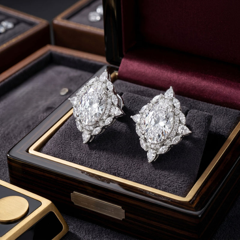 Majestic Nova Solitaire Lab Grown Diamond Earrings
