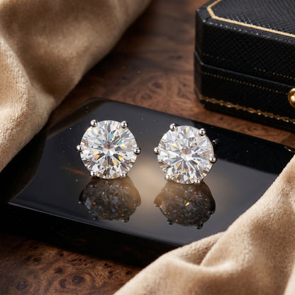 Lumière Solitaire Lab Grown Diamond Earrings