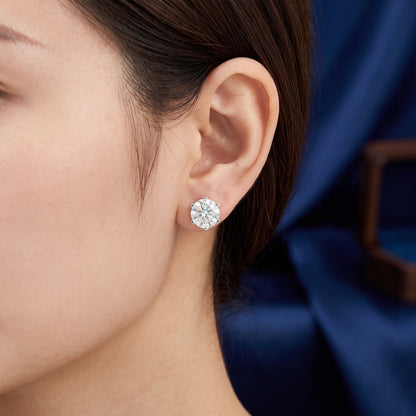 Polaris Point Solitaire Lab Grown Diamond Earrings