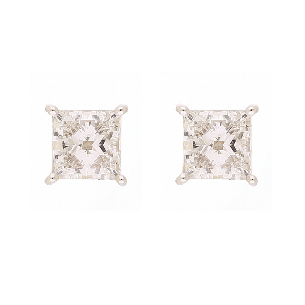 Lucent Essential Solitaire Lab Grown Diamond Earrings