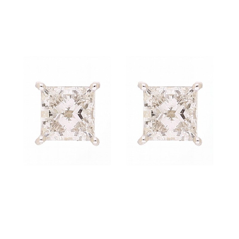 Lucent Essential Solitaire Lab Grown Diamond Earrings