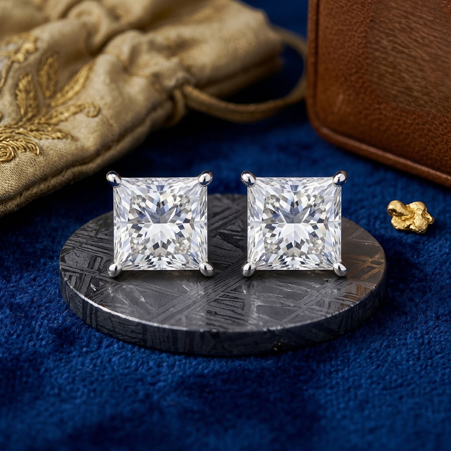 Lucent Essential Solitaire Lab Grown Diamond Earrings
