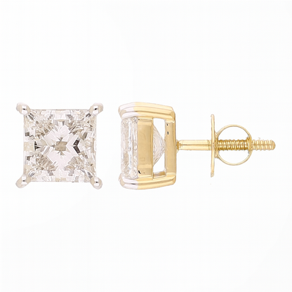 Lucent Essential Solitaire Lab Grown Diamond Earrings