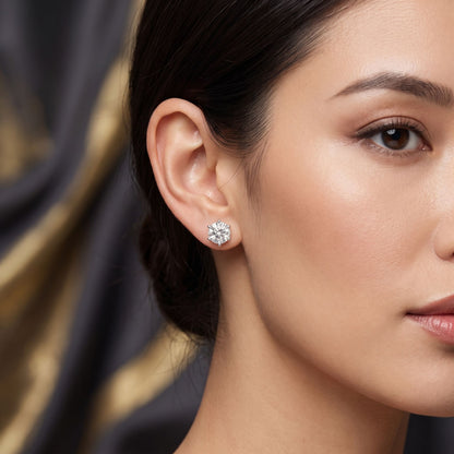 Everlight Shine Solitaire Lab Grown Diamond Earrings