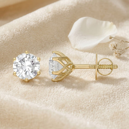 Timeless Ray Solitaire Lab Grown Diamond Earrings