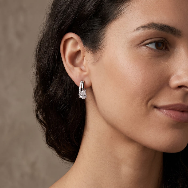 Solene Solitaire Lab Grown Diamond Earrings