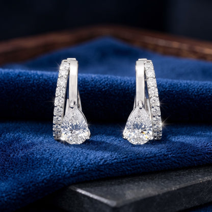 Solene Solitaire Lab Grown Diamond Earrings