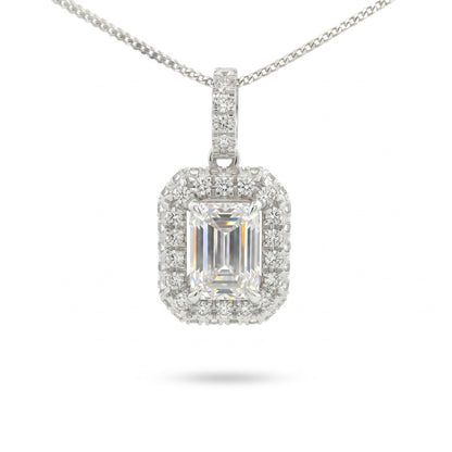 Empress Eye Solitaire Lab Grown Diamond Pendant