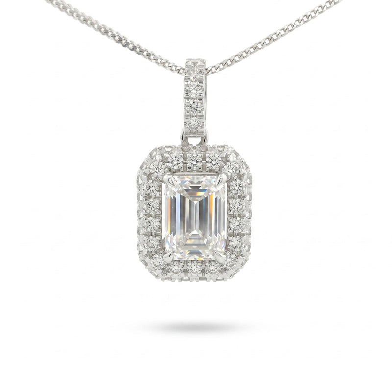 Empress Eye Solitaire Lab Grown Diamond Pendant
