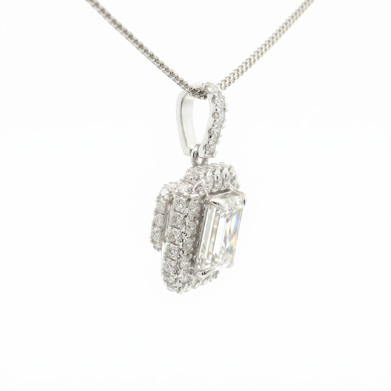 Empress Eye Solitaire Lab Grown Diamond Pendant