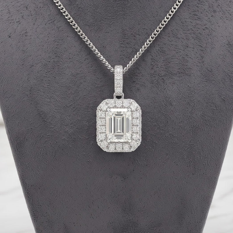 Empress Eye Solitaire Lab Grown Diamond Pendant