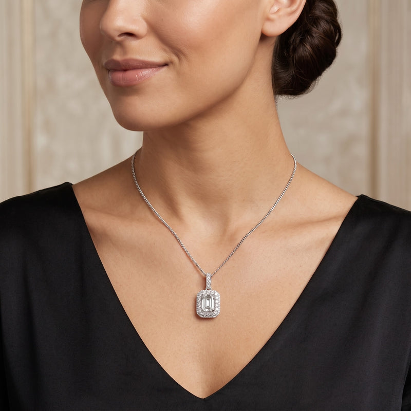 Empress Eye Solitaire Lab Grown Diamond Pendant