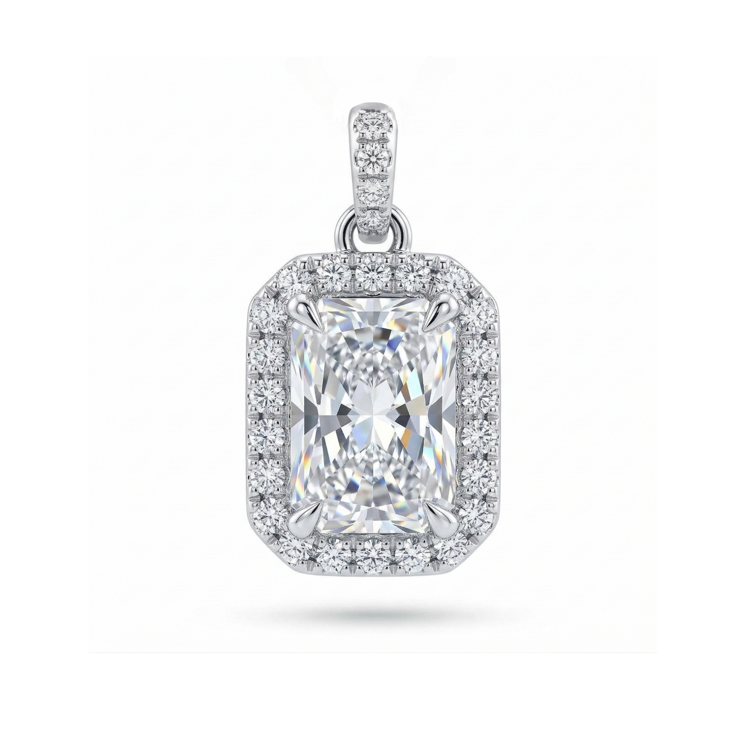Ice Pavilion Solitaire Lab Grown Diamond Pendant