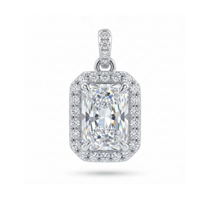 Ice Pavilion Solitaire Lab Grown Diamond Pendant