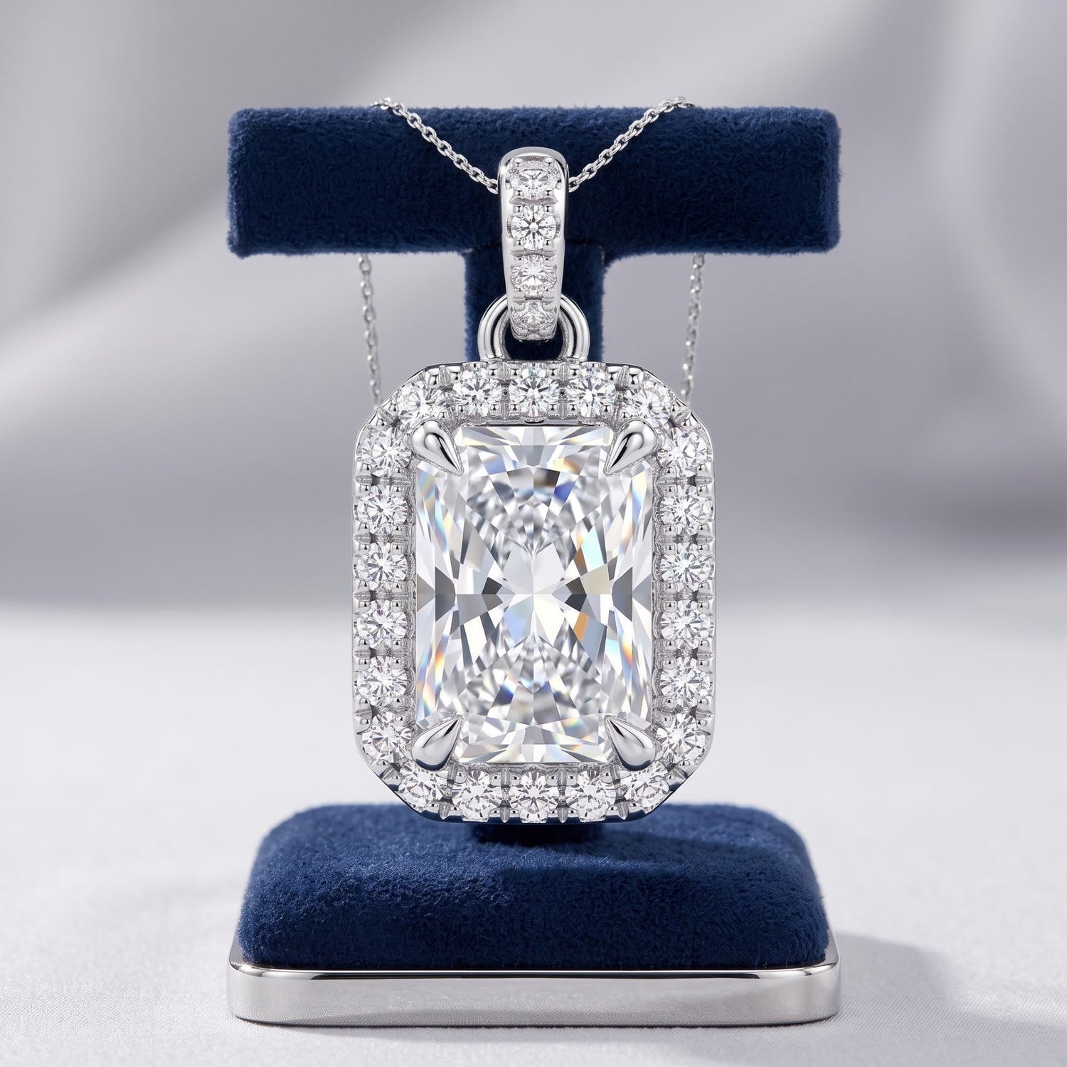 Ice Pavilion Solitaire Lab Grown Diamond Pendant