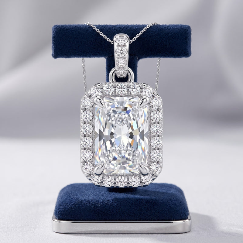 Ice Pavilion Solitaire Lab Grown Diamond Pendant