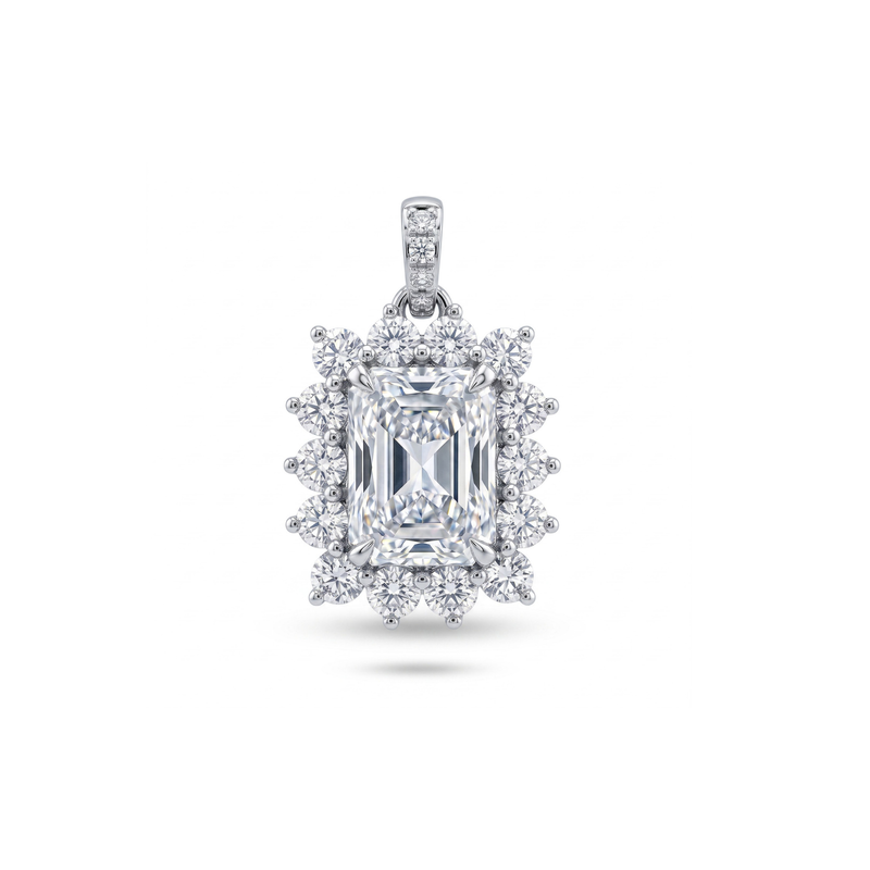 Heirloom Radiance Solitaire Lab Grown Diamond Pendant