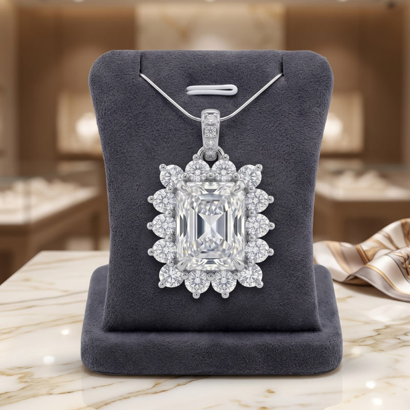Heirloom Radiance Solitaire Lab Grown Diamond Pendant