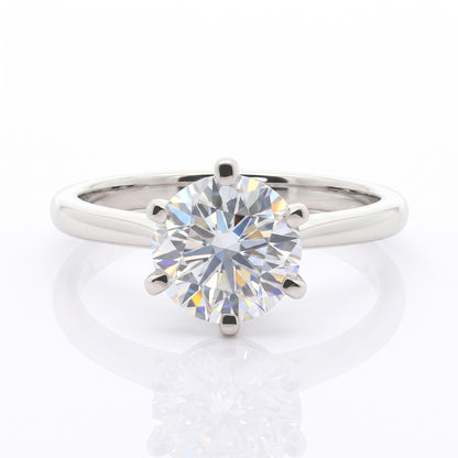 Royal Axis Solitaire Lab Grown Diamond Ring