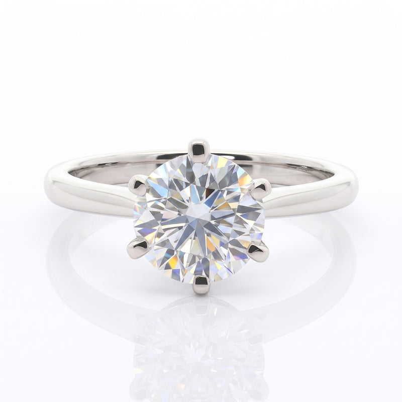Royal Axis Solitaire Lab Grown Diamond Ring