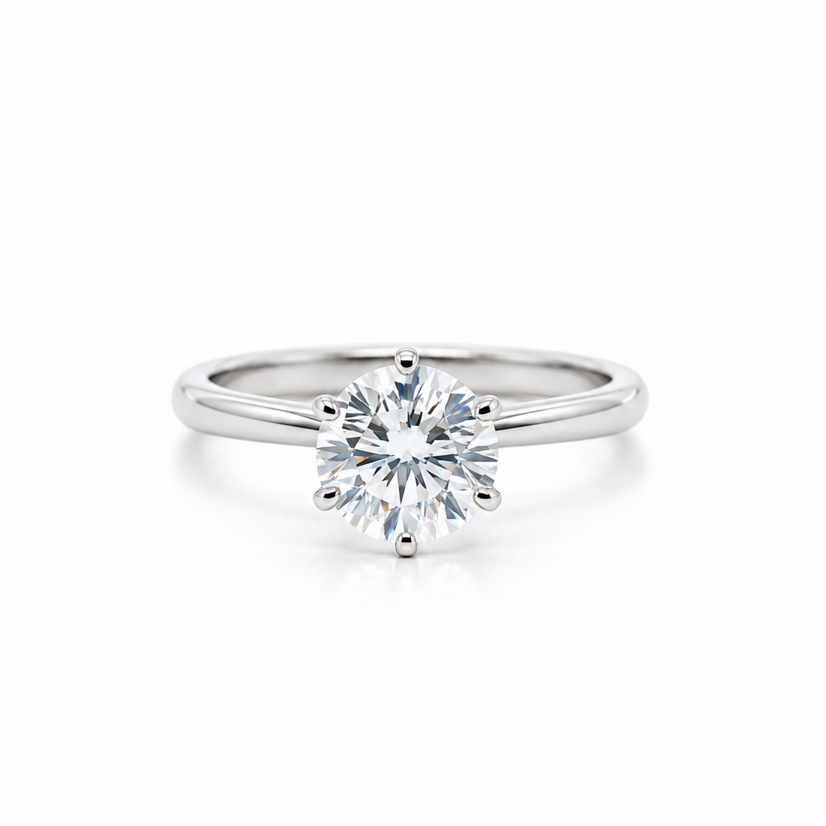 Royal Axis Solitaire Lab Grown Diamond Ring