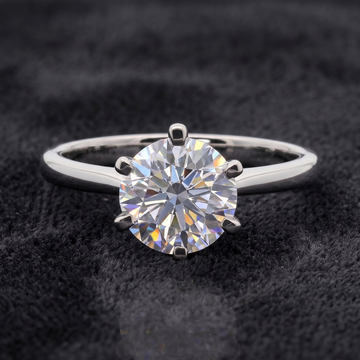 Royal Axis Solitaire Lab Grown Diamond Ring