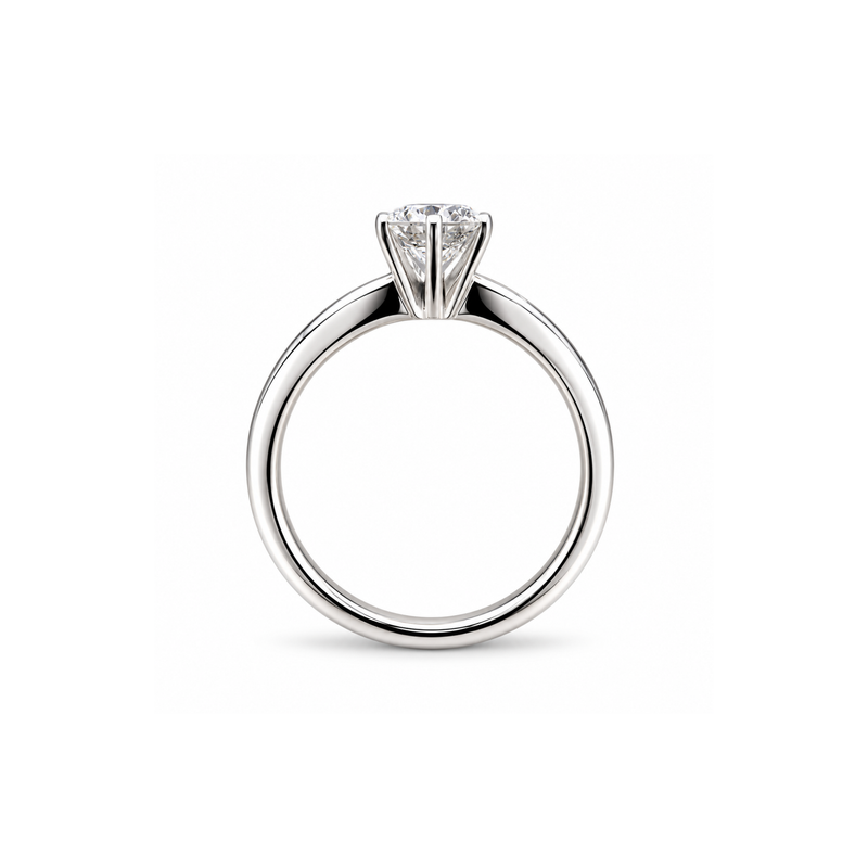Royal Axis Solitaire Lab Grown Diamond Ring
