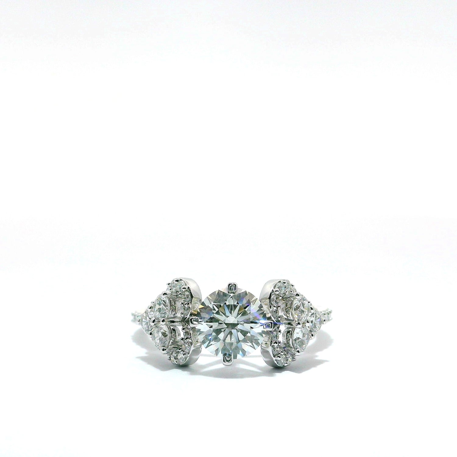 Trilogy Bloom Solitaire Lab Grown Diamond Ring
