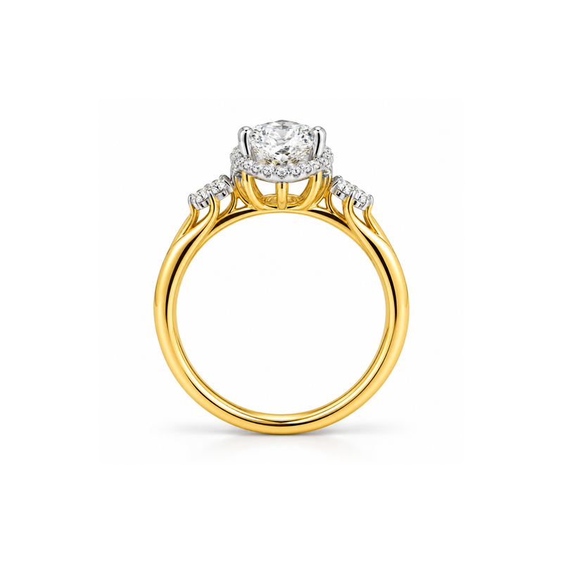 Astral Grace Solitaire Lab Grown Diamond Ring