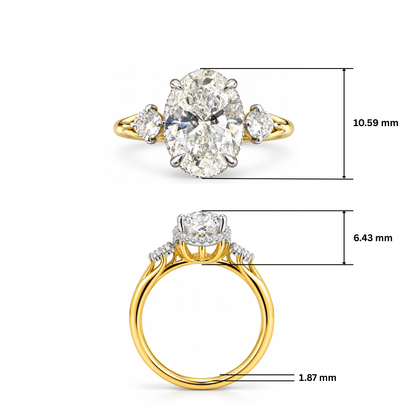 Astral Grace Solitaire Lab Grown Diamond Ring